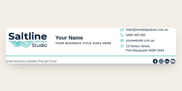 Wide layout like the top of a letterhead